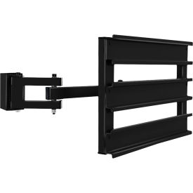 BenchPro™ Articulating Bin Box Rail For All Workstations with Accessory Uprights Black AB19-Black