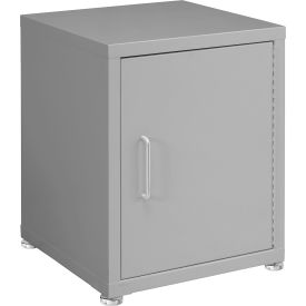 BenchPro™ Storage Cabinets 1 Door with Glides Steel Top Gray Frame LSC-DO2122-Gray
