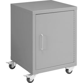 BenchPro™ Storage Cabinets 1 Door with Casters Steel Top Gray Frame LSCC-DO2122-Gray