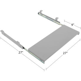 BenchPro™ Metal Construction Slide Out Keyboard Tray 24