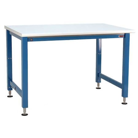 Electric Workbench, ESD Laminate, 48 in W, 30 in to 42 in Height, 1, 000 lb, Straight MPN:AED3048