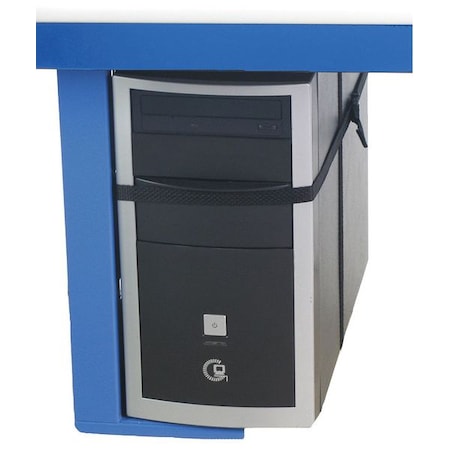 CPU Holder, 6-1/2W x 15-1/2D x17inH, Black MPN:CH