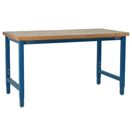 Bolted Workbenches, Butcher Block, 60