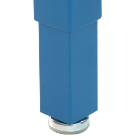 Pull-Pin Leg Extender, 6Wx6Dx8H, Blk, PK4 MPN:LP