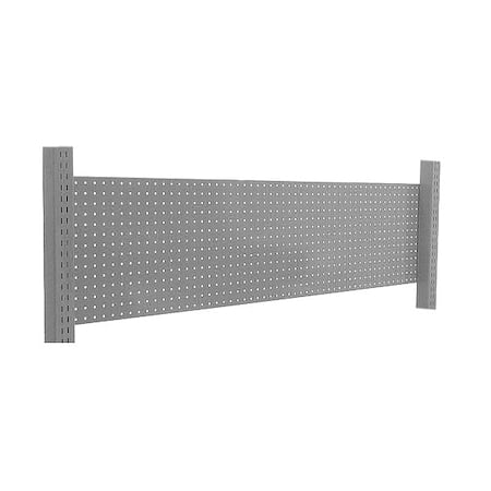 Pegboard Backwall, 72 W x 2 D x 14 H, Gray MPN:PB72 G
