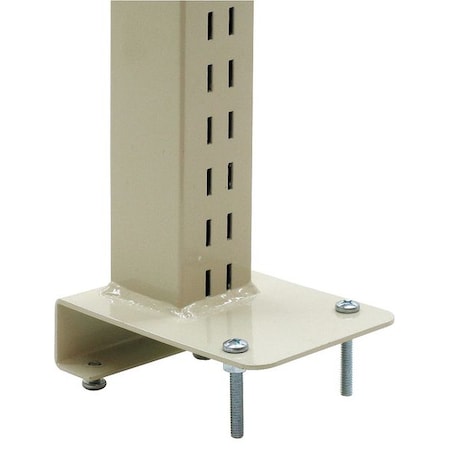 Upright Post, 2Wx10Dx36H, Gray, PK3 MPN:U36 -3