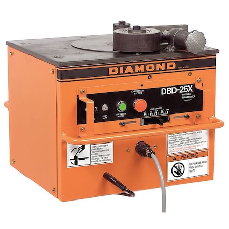 Rebar Bender Kit, 180 Deg, 12 Amp, 7/8 Cap MPN:DBD-25X