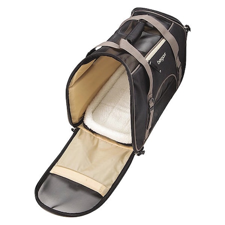 Pet Comfort Carrier Large Black / Brown 19