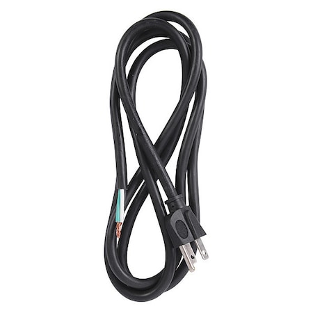 Power Cord, 3-Wire, 13A, 6 ft, SJTW, 16/3 MPN:PS613163