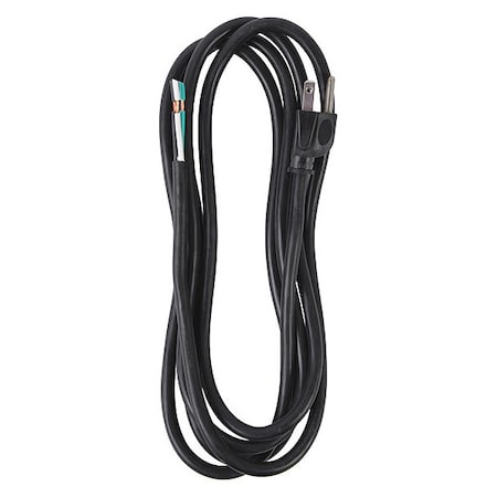 Power Supply SJTW Black 9ft 16/3 13A Straight Plug MPN:PS913163