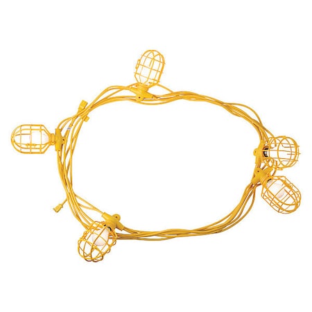 Temp Light Stringer, 50 ft, 14/2, 5 Light MPN:GL50142MPC