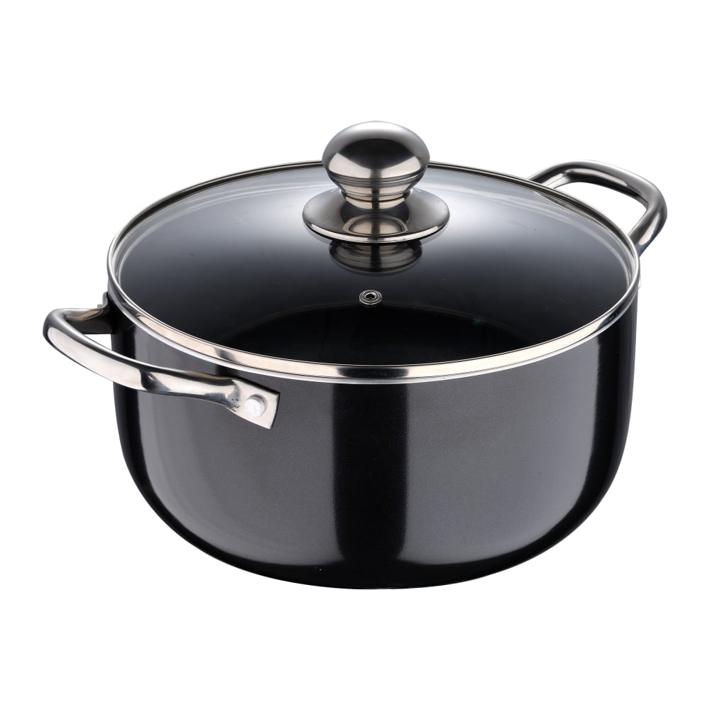 Bergner 7.3-Quart Aluminum Non-Stick Dutch Oven, Black MPN:BGUS12028BLK