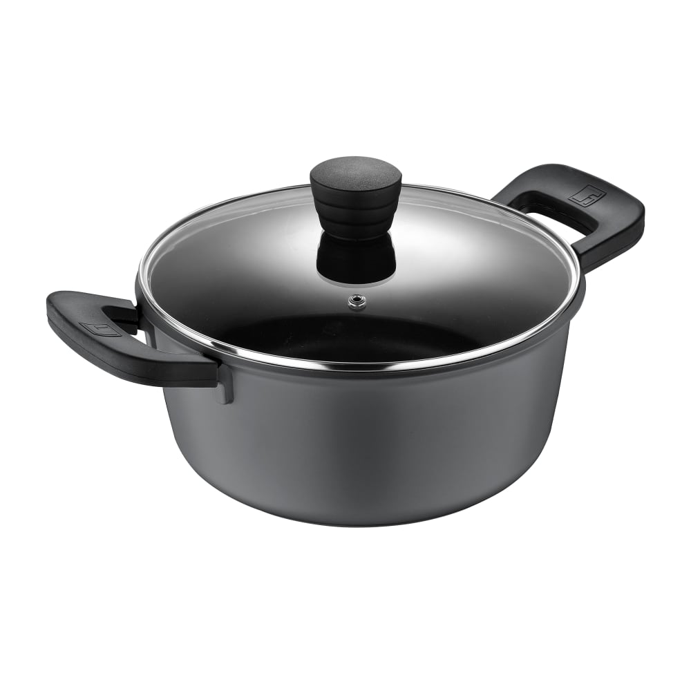 Bergner 4.5-Quart Aluminum Dutch Oven, Retro Gray MPN:BGUS14007GRY