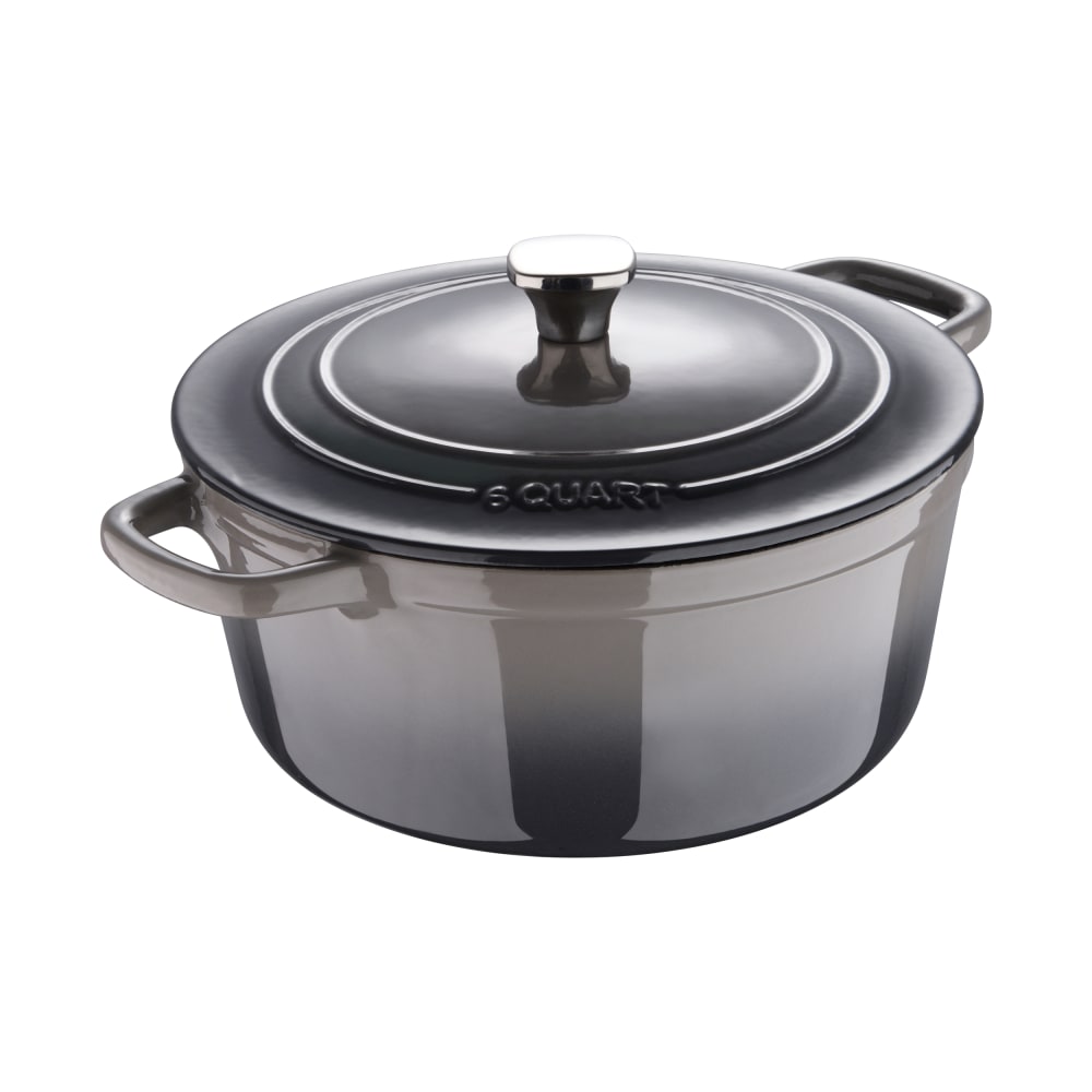 Masterpro Bergner 6-Quart Iron Dutch Oven With Lid, Fog MPN:MPUS16321FOG