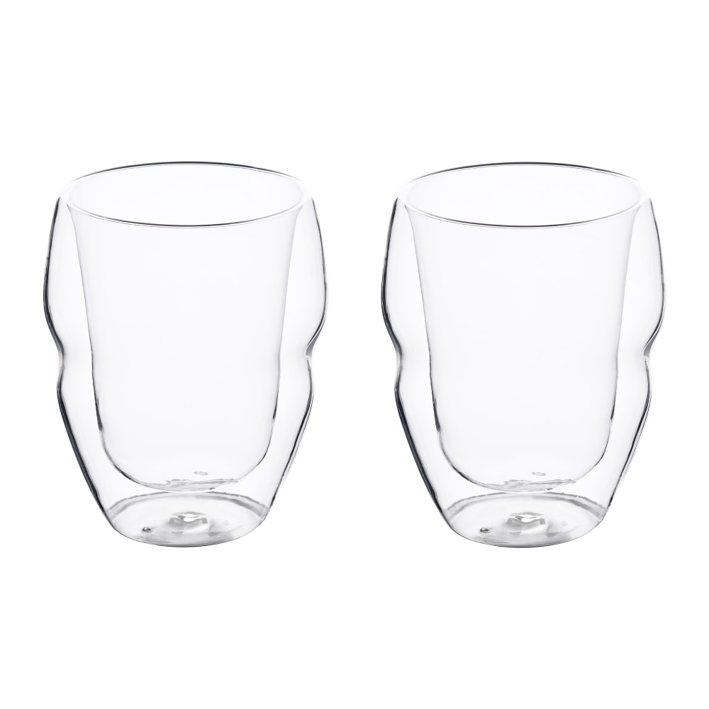 Masterpro Bergner Mixology Whiskey Glasses, 12.85 Oz, Clear, Set Of 2 Glasses MPN:MPUS60302