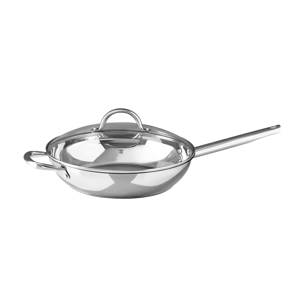 Bergner Stainless Steel Non-Stick Fry Pan, 12in, Silver MPN:BGUS10115STS