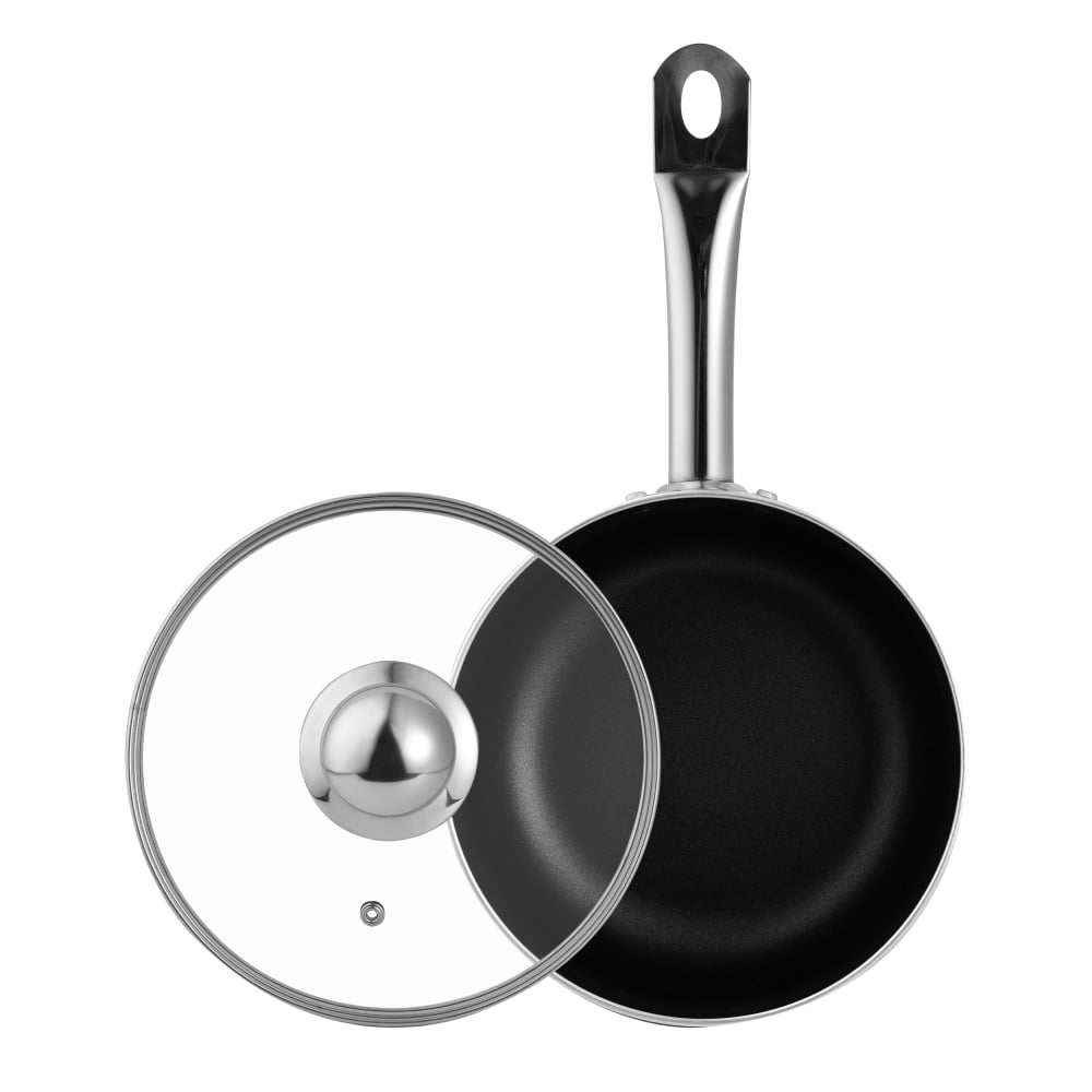 Bergner 3.5-Quart Aluminum Non-Stick Saucepan, Black MPN:BGUS12026BLK