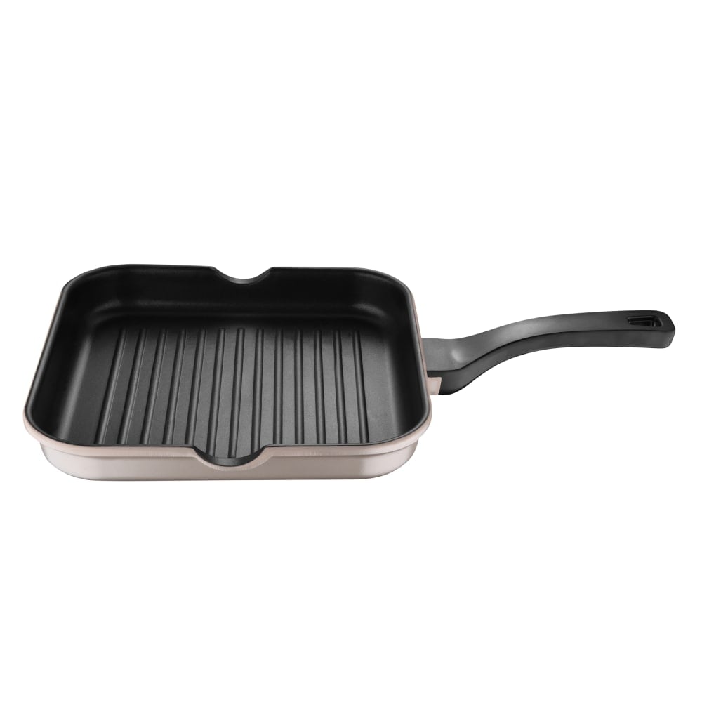 Bergner Aluminum Grill Pan, 11in, Champagne MPN:BGUS14003CHP