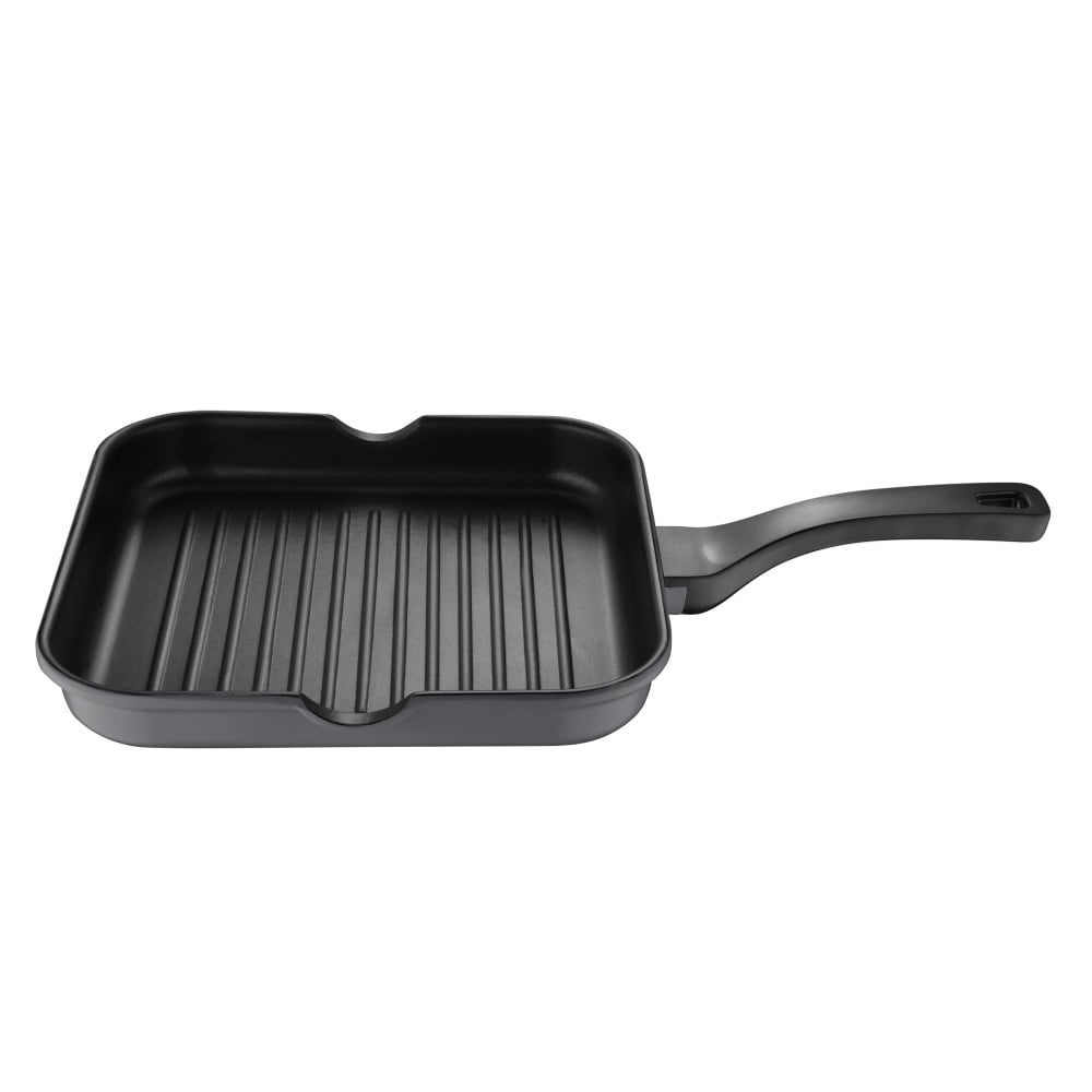 Bergner Aluminum Grill Pan, 11in, Retro Gray MPN:BGUS14003GRY