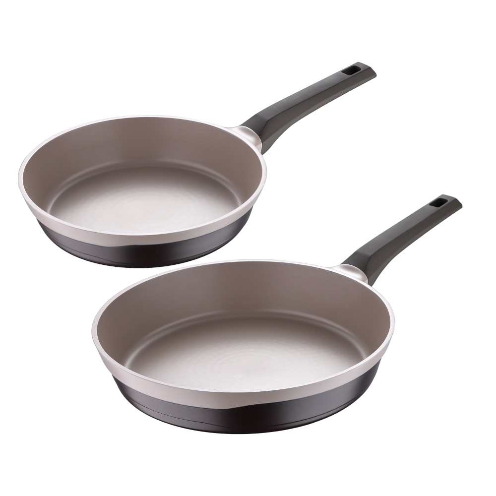 Masterpro Gastro Titanium 2-Piece Aluminum Non-Stick Fry Pan Set, Brown MPN:MPUS14022BRN