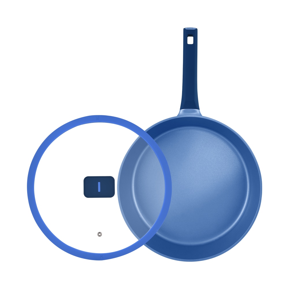 Masterpro Gastro Diamond Aluminum Non-Stick Fry Pan, 12-1/2in, Blue MPN:MPUS14023BLU