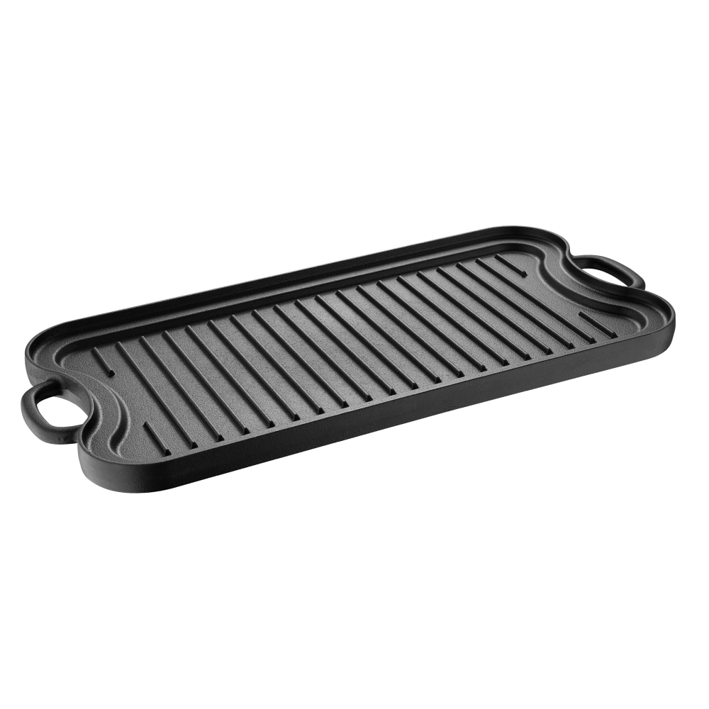 Masterpro Bergner Iron Double Reversible Grill/Griddle, Black MPN:MPUS16305BLK