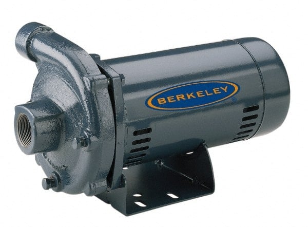 AC Straight Pump: 208 to 230/460V, 1/2 hp, 3 Phase, Cast Iron Housing, Brass Impeller MPN:S39530