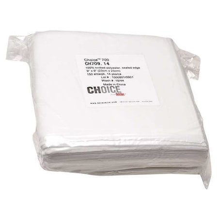 Cleanroom Wipe, 9 x 9
