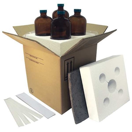 HAZMAT Shipping Kit, (4) 32oz Bottles, PK4 MPN:HMS-6443M