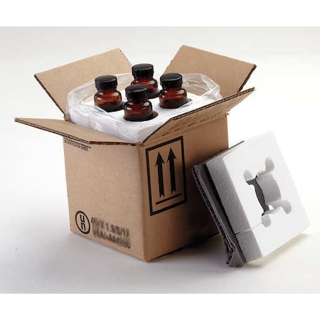 HAZMAT Shipping Kit, (4) 4 oz Bottles, PK4 MPN:HMS-64530