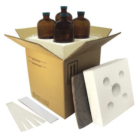 HAZMAT Shipping Kit, (4) 4 oz Bottles, PK4 MPN:HMS-6454M