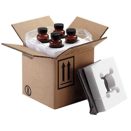 HAZMAT Shipping Kit, (4) 8 oz Bottles, PK4 MPN:HMS-6456M