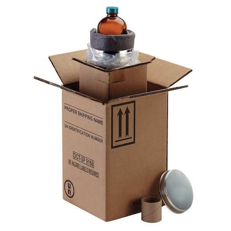 HAZMAT Shipping Kit, 4 oz. Bottle, PK4 MPN:HMS-6654M