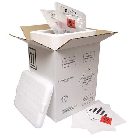 HAZMAT Shipping Kit, 6 In x 9-1/8 In, PK4 MPN:HMS-6824M