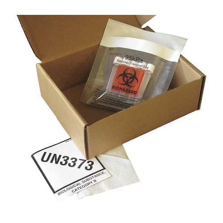 HAZMAT Shipping Kit, 6 In x 9-1/8 In, PK12 MPN:HMS-69400
