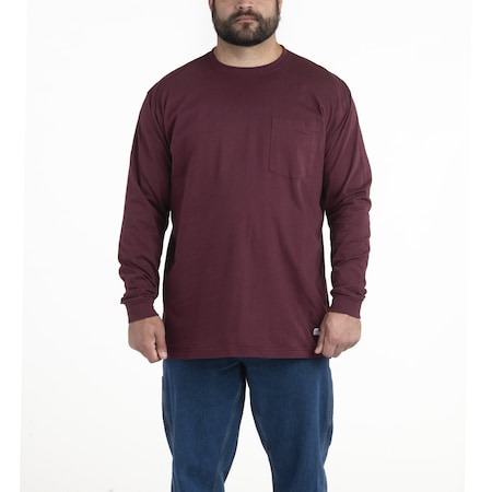 Pocket Tee, HW, Long Sleeve, 2XL, Reg MPN:BSM23
