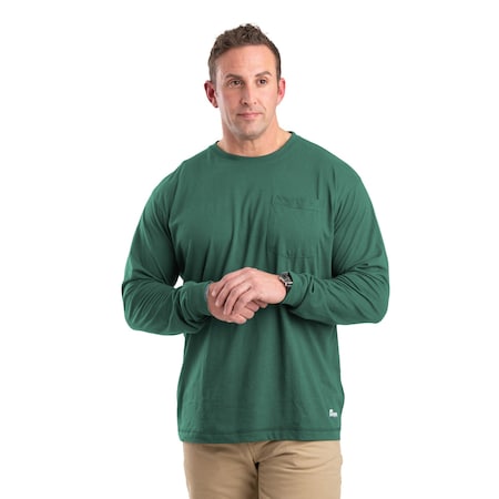 Performance Long Sleeve Pocket Tee, 2XL, Pine, 2XLT MPN:BSM39