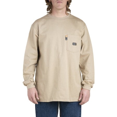 Coverall, FR, Deluxe, Large, Regular, Khaki MPN:FRK11