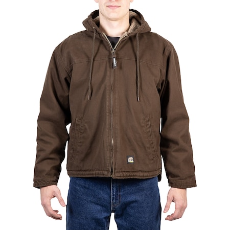 Work Coat, Washed Hooded, Large, Tall MPN:HJ626