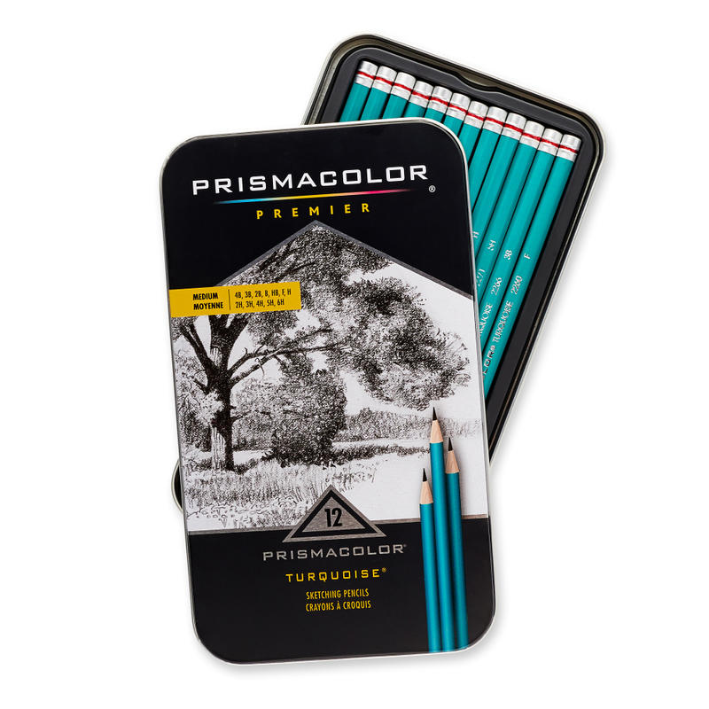 Prismacolor Turquoise Sketch Pencil Set, Pack Of 12 (Min Order Qty 6) MPN:24192