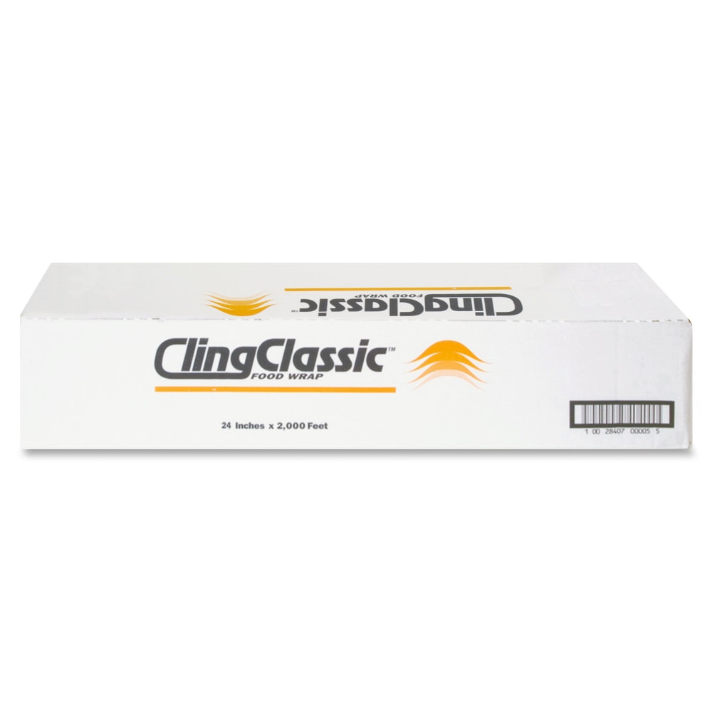 Webster Cling Classic Food Wrap - 24in Width x 2000 ft Length - Dispenser - Plastic - Clear MPN:30550000