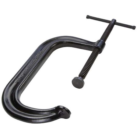 C-Clamp, 8 in Maximum Opening, Black MPN:CDF408