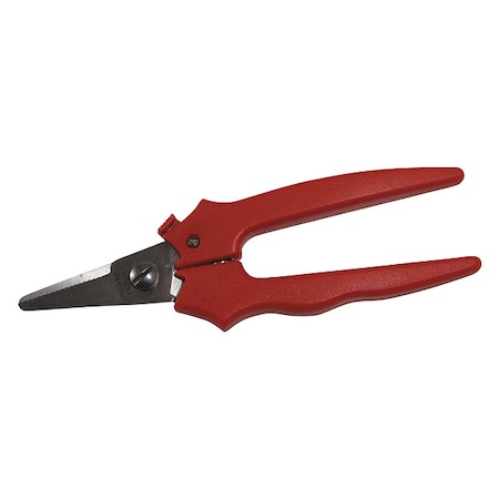 Metal Cutting Snip, Straight, 7 1/2 in, Stainless Steel MPN:D48