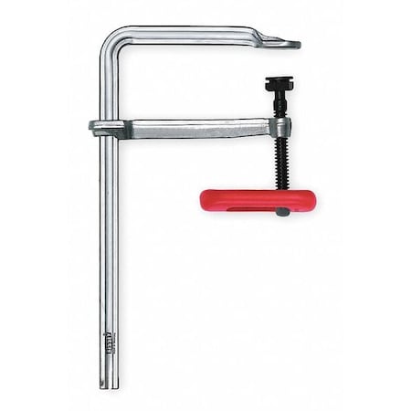 24 in Bar Clamp, Plastic, Steel Handle and 8 in Throat Depth MPN:DT2400-24