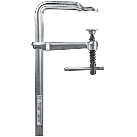 10 in Bar Clamp, Tempered Drop-Forged Steel Handle and 4 3/4 in Throat Depth MPN:GS25K-B