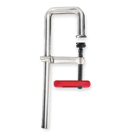 10 in Bar Clamp, Plastic, Steel Handle and 4 3/4 in Throat Depth MPN:J18-8