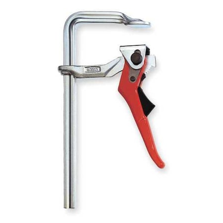 4 in Bar Clamp, Steel Handle and 2 3/8 in Throat Depth MPN:LC4