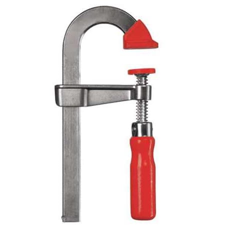4 in Bar Clamp, Wood Handle and 2 in Throat Depth MPN:LMU2.004