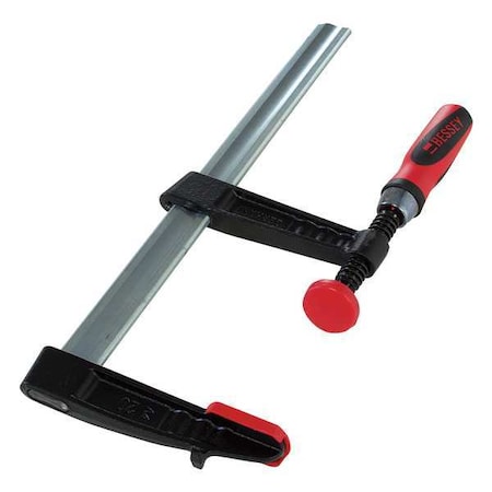8 in Bar Clamp, Composite Plastic Handle and 4 in Throat Depth MPN:TG4.008+2K