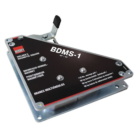 Magnetic Welding Square, 8Lx1-43/64Wx7InH MPN:BDMS-1